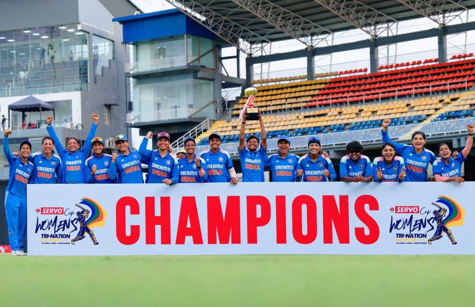 India emerged champions, India vs Sri Lanka, women's tri-series, final, Colombo, May 11, 2025