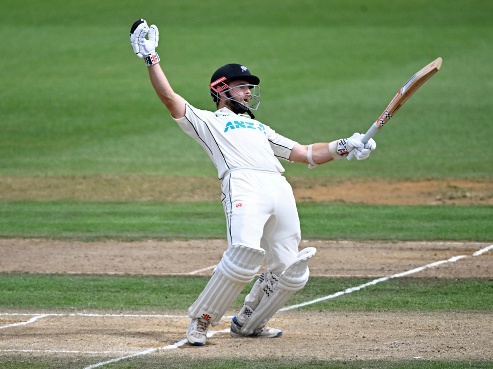 Kane Williamson leans back, New Zealand vs South Africa, 2nd Test, Hamilton, 4th day, February 16, 2024