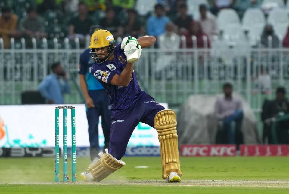 Hasan Nawaz saw Quetta Gladiators through in a thriller, Multan Sultans vs Quetta Gladiators, Rawalpindi, PSL, May 18, 2025