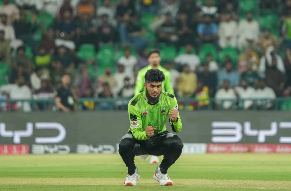 Rishad Hossain bagged 3 for 34, Lahore Qalandars vs Islamabad United, Qualifier 2, PSL 2025, Lahore, May 23, 2025