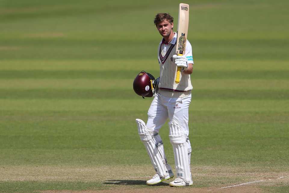 Tom Lammonby brought up his hundred as the target approached, Durham vs Somerset, County Championship, Division One, Chester-le-Street, May 25, 2025
