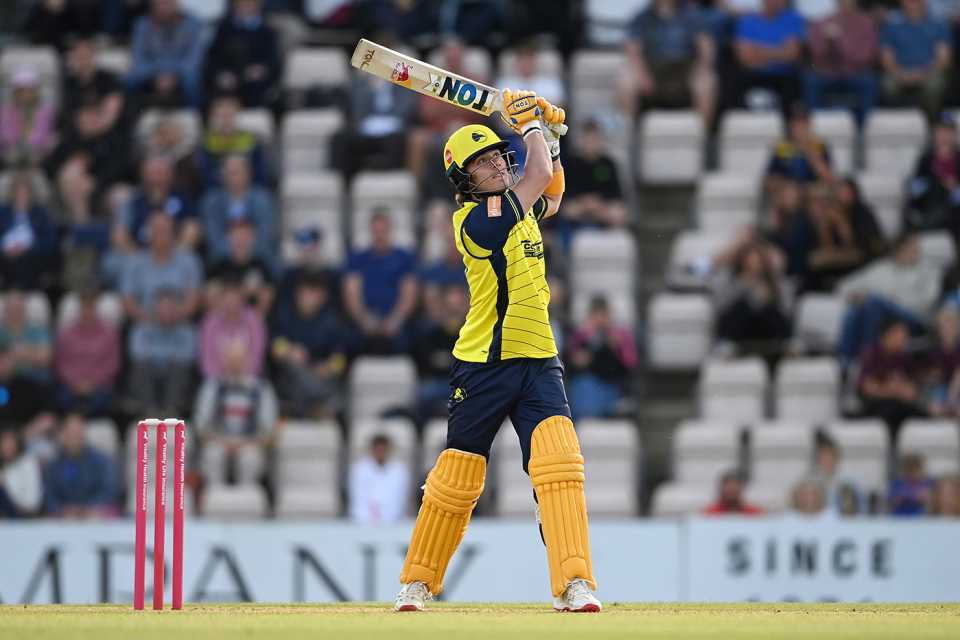 Dewald Brevis launched six sixes on his Hampshire debut, Hampshire vs Essex, Men's T20 Blast, Utilita Bowl, May 30, 2025
