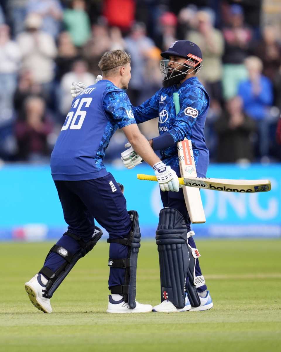 Joe Root and Adil Rashid steered England home with a 24-run eighth-wicket stand, England vs West Indies, 2nd ODI, Cardiff, June 1, 2025