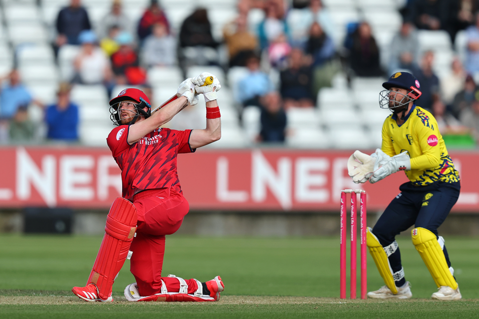 Michael Jones top-scored with 55 off 39 balls, Durham vs Lancashire, Chester-le-Street, Vitality Blast, June 1, 2025