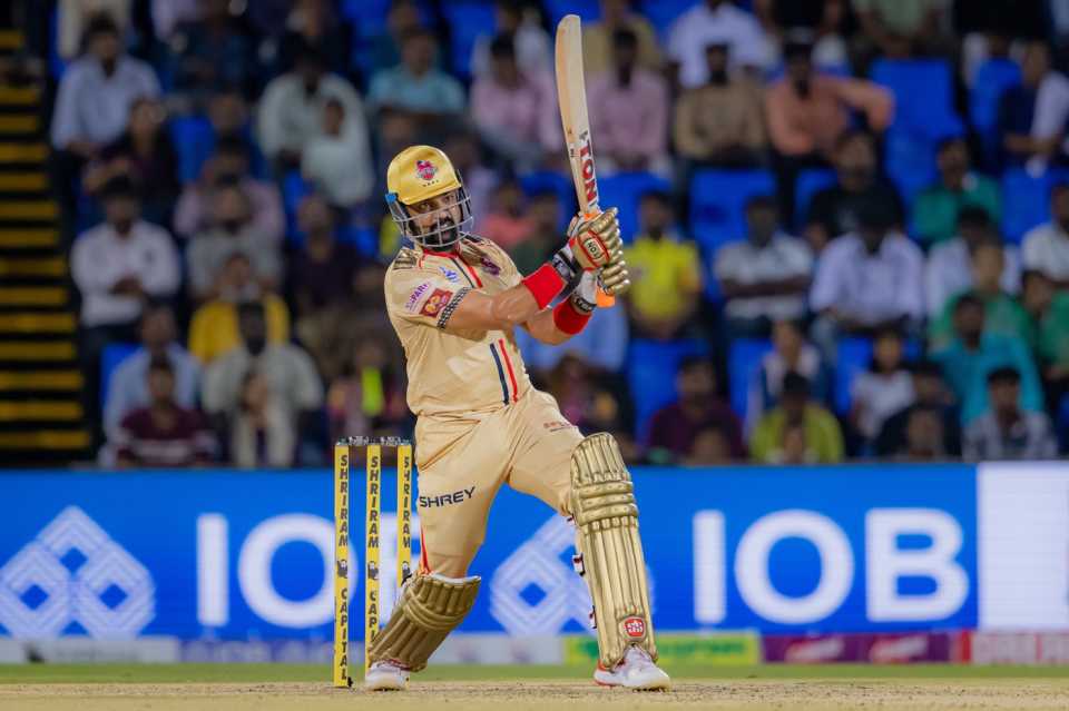 Swapnil Singh clattered 45 off 14 balls, Chepauk Super Gillies vs Nellai Royal Kings, TNPL 2025, Coimbatore, June 9, 2025