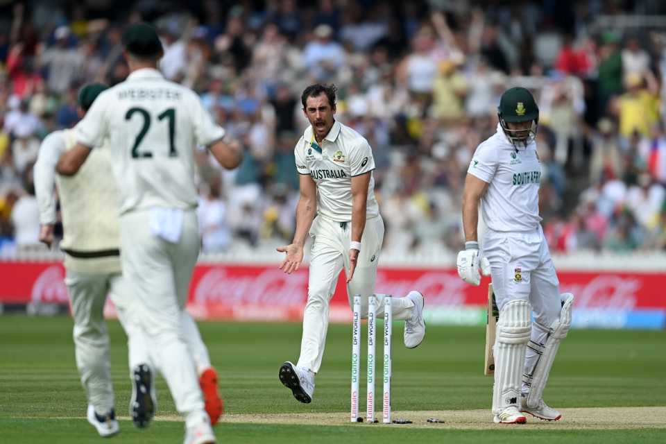 Mitchell Starc struck in the first over, Australia vs South Africa, World Test Championship final, 1st day, Lord's, June 11, 2025