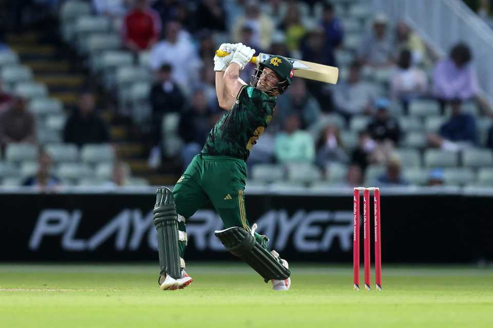 Tom Moores scored an unbeaten 74, Vitality Blast Men, North Group, Bears vs Notts Outlaws, Edgbaston, June 14, 2025