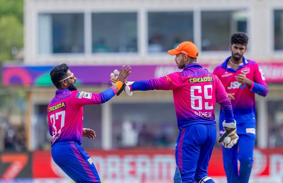 Tushar Raheja was sharp behind the stumps, Idream Tiruppur Tamizhans vs Trichy Grand Cholas, TNPL 2025, Salem, June 15, 2025