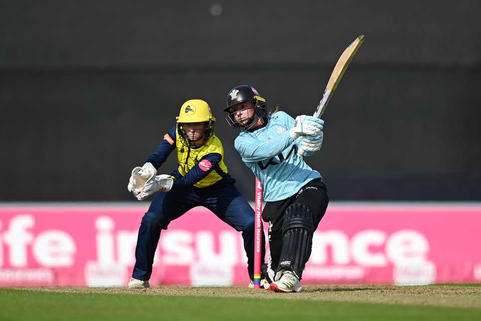 Danni Wyatt-Hodge struck a decisive 65 off 40, Hampshire vs Surrey, Women's T20 Blast, Utilita Bowl, June 17, 2025