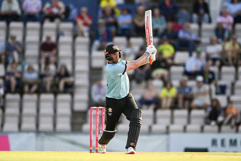 Dom Sibley crashed 70 off 46 balls, Hampshire vs Surrey, Men's T20 Blast, Utilita Bowl, June 17, 2025