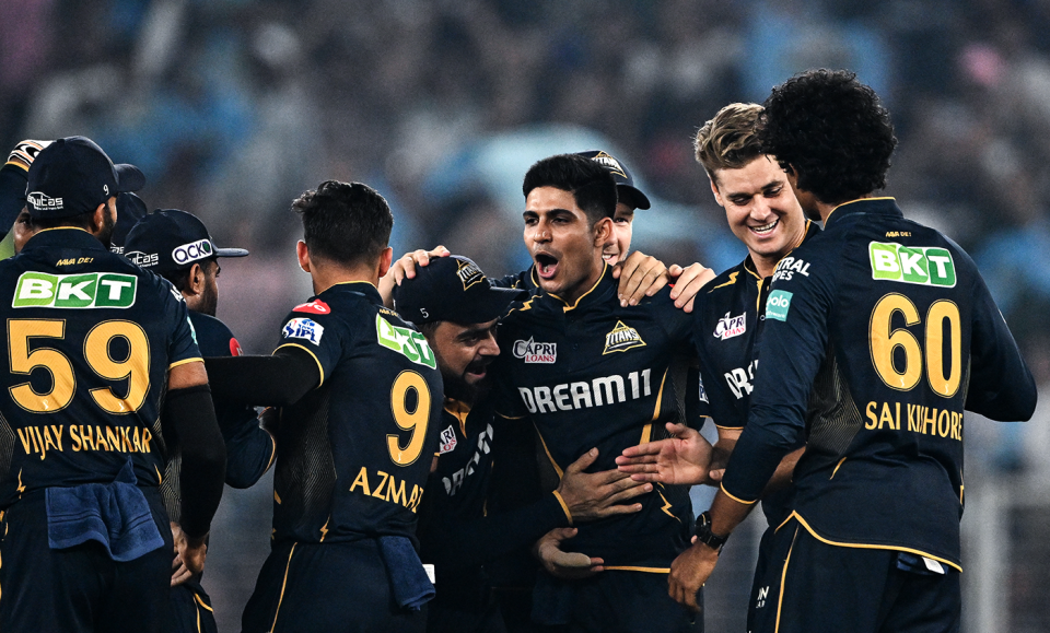 Shubman Gill celebrates the win, Gujarat Titans vs Mumbai Indians, IPL 2024, Ahmedabad, March 24, 2024