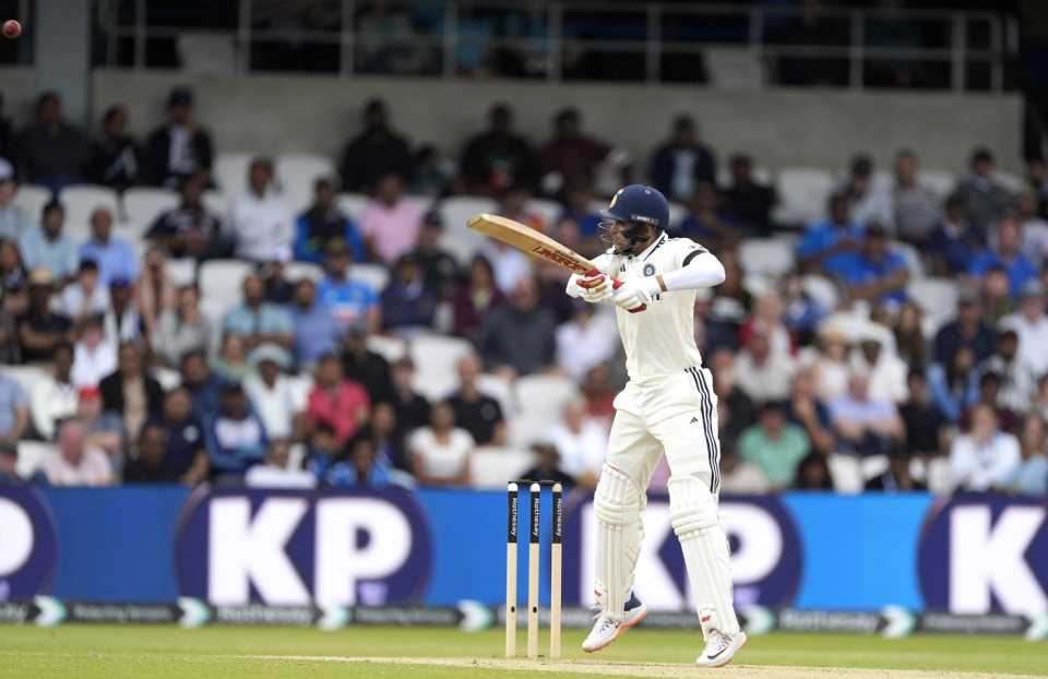 Shubman Gill upper-cut his first ball for four, England vs India, 1st Test, Leeds, Day 3, June 22, 2025