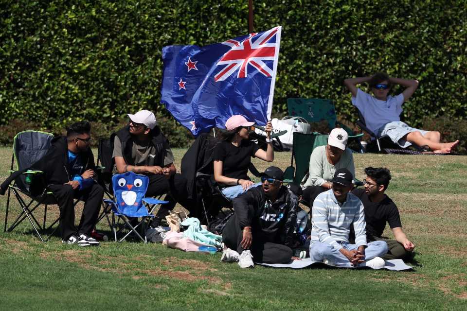 Fans keep an eye on the action, New Zealand vs Pakistan, 3rd ODI, Mount Maunganui, April 5, 2025