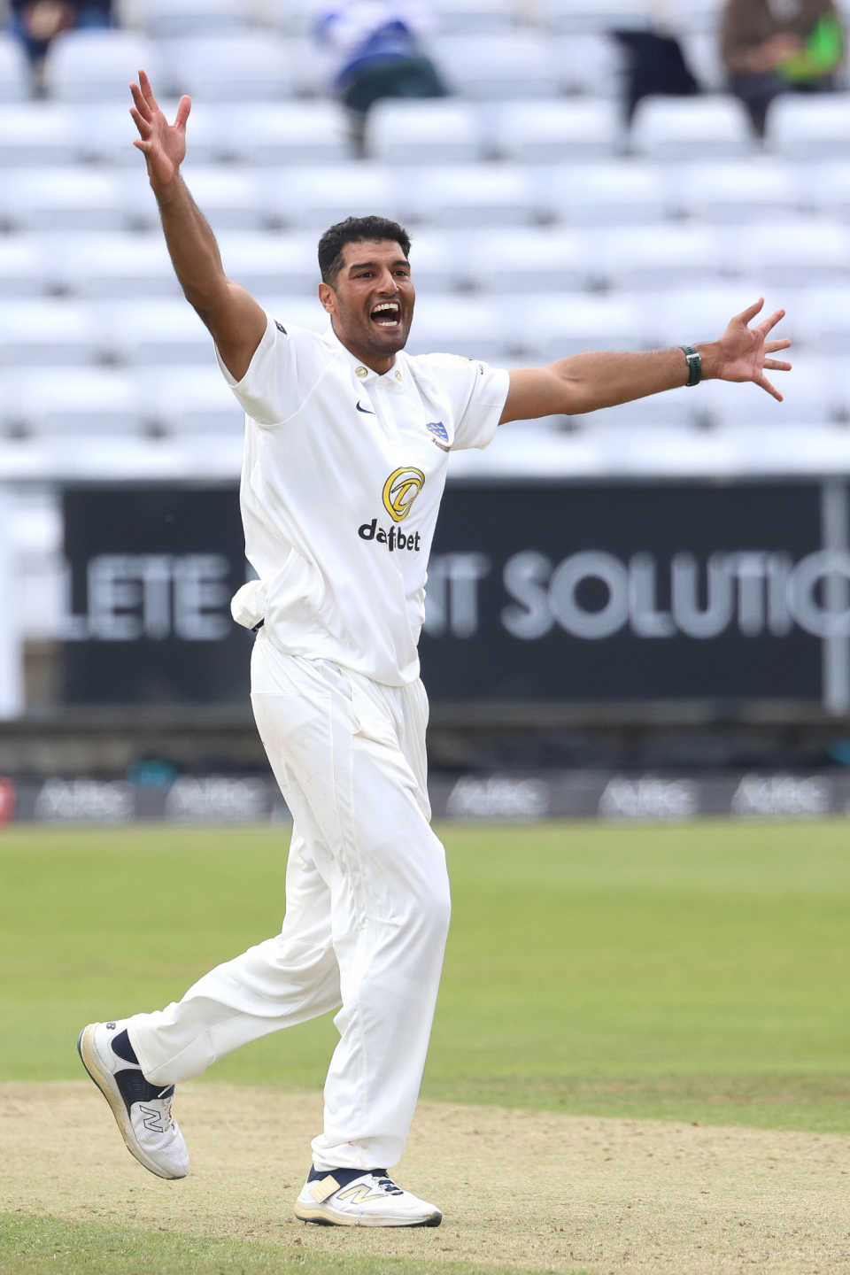 Gurinder Sandhu claimed five wickets for Sussex, Durham vs Sussex, County Championship, Chester-le-Street, June 24, 2025