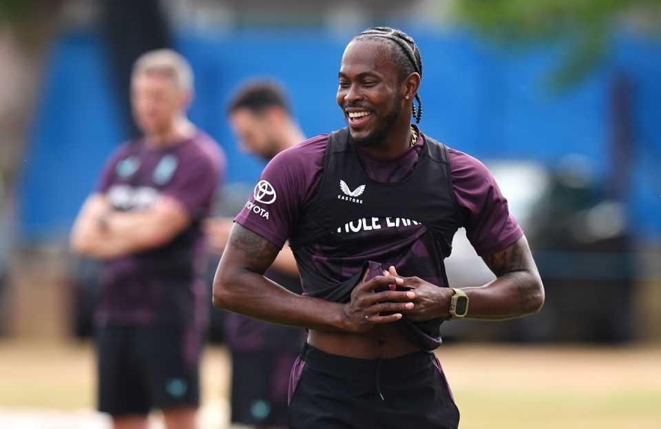 Jofra Archer trains ahead of the second Test, England vs India, 2nd Test, Birmingham, July 1, 2025