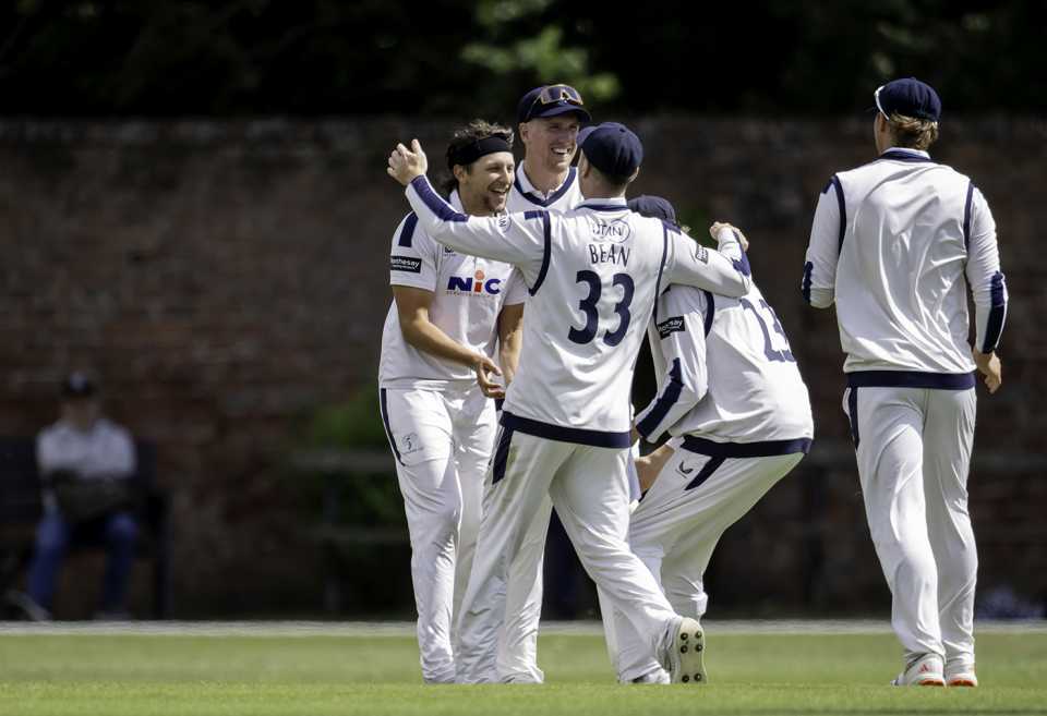 Jack White claimed four second-innings wickets, including three on the final day, County Championship, Division One, Yorkshire vs Essex, York, July 2, 2025