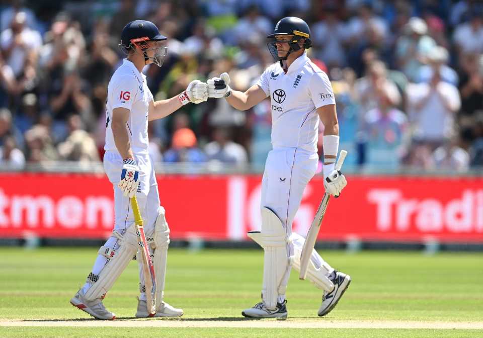 Jamie Smith and Harry Brook put on a huge stand to lift England, England vs India, 2nd Test, Birmingham, 3rd day, July 4, 2025