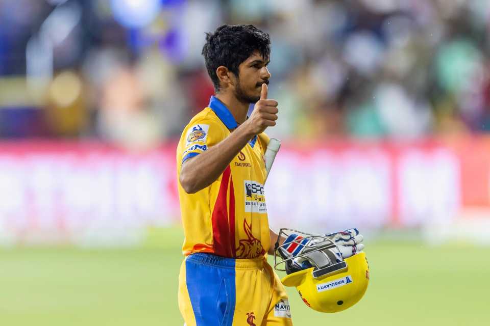 R Vimal Khumar played a crucial hand for Dindigul Dragons, Chepauk Super Gillies vs Dindigul Dragons, TNPL 2025, Qualifier 2, Dindigul, July 4, 2025
