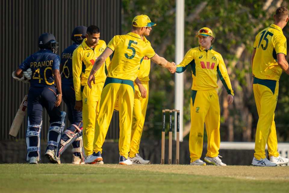 Oliver Peake made 55 not out on List A debut for Australia A, Australia A vs Sri Lanka A, 1st unofficial ODI, Darwin, July 4, 2025