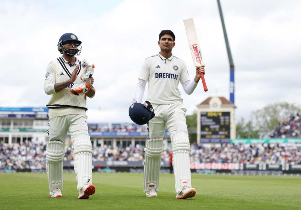 Shubman Gill notched up his third hundred in four innings as captain, England vs India, 2nd Test, Birmingham, 4th day, July 5, 2025