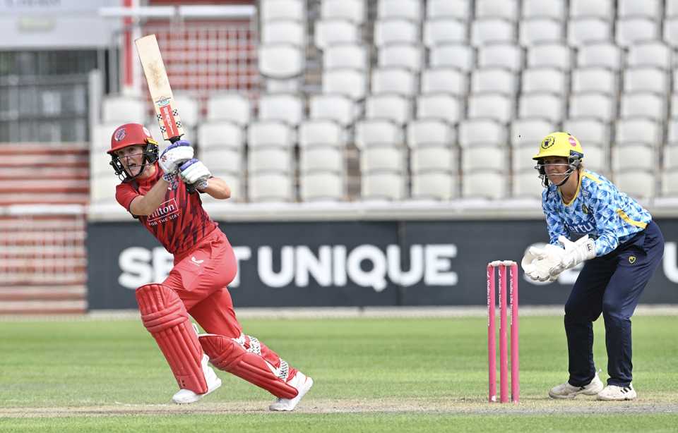 Emma Lamb struck a vital half-century, Lancashire vs Birmingham, Women's T20 Blast, Old Trafford, July 6, 2025