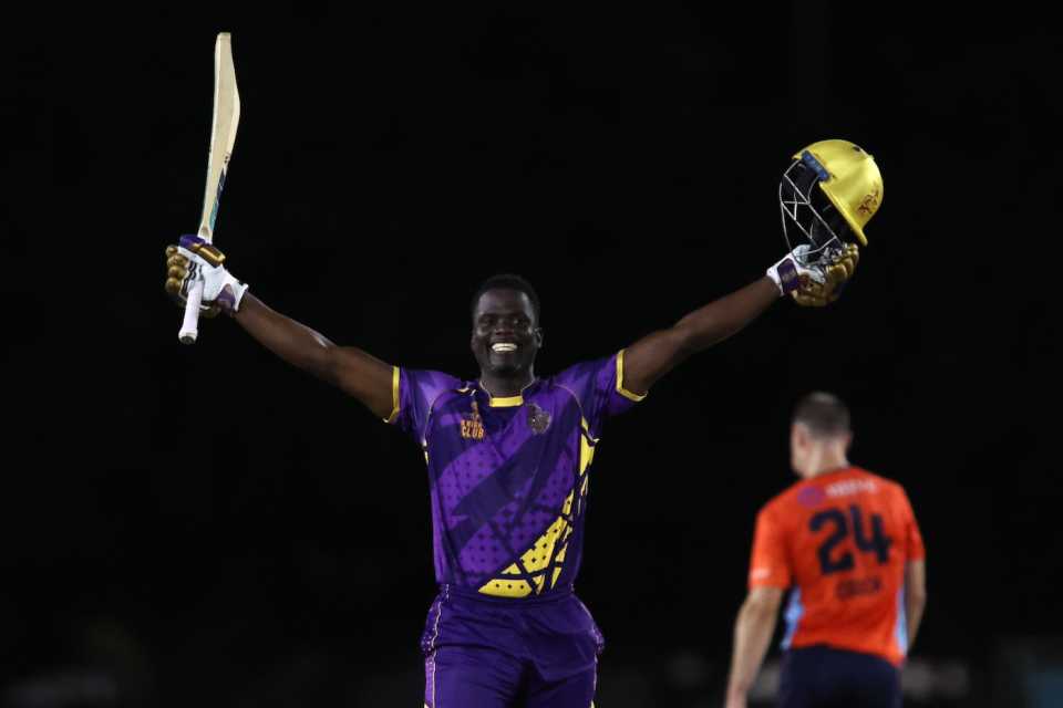 Andre Fletcher scored his second century of the tournament, Los Angeles Knight Riders vs San Francisco Unicorns, MLC 2025, Lauderhill, July 6, 2025