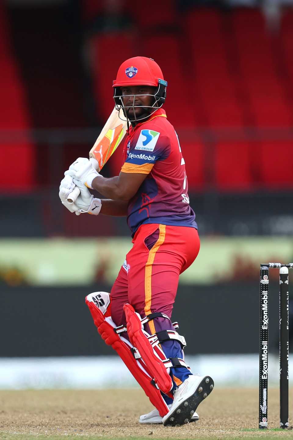 Shakib Al Hasan top-scored for Dubai Capitals with an unbeaten 58, Central Districts vs Dubai Capitals, GSL 2025, Providence, July 10, 2025