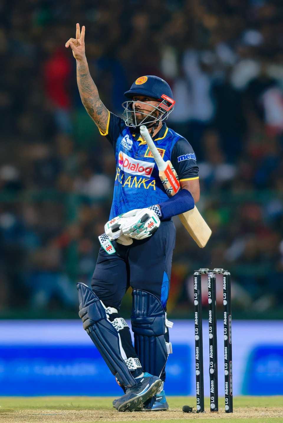 Kusal Mendis brought up his fifty off 31 balls, Sri Lanka vs Bangladesh, 1st T20I, Pallekele, July 10, 2025