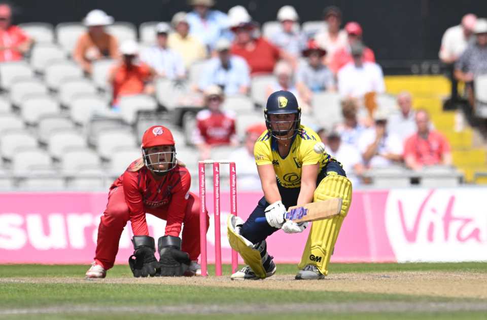 Bess Heath played a winning hand for Durham, Lancashire vs Durham, Old Trafford, Women's Vitality Blast, July 13, 2025