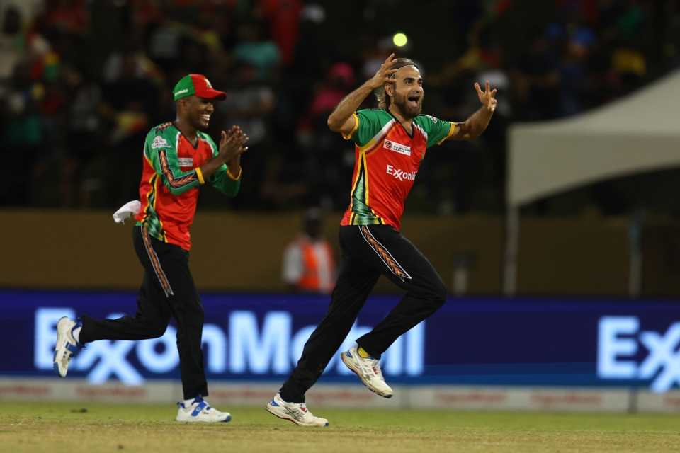 Imran Tahir starred with four wickets, Guyana Amazon Warriors vs Dubai Capitals, GSL, Guyana, July 13, 2025