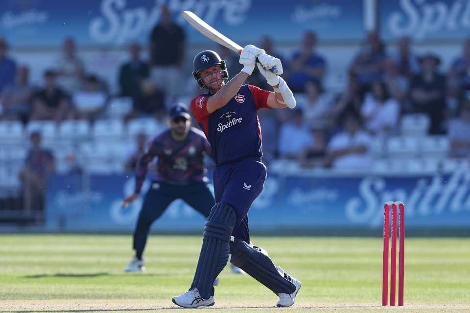Joe Denly helped take Kent home with 46 off 31, Kent vs Middlesex, Men's T20 Blast, Canterbury, July 13, 2025