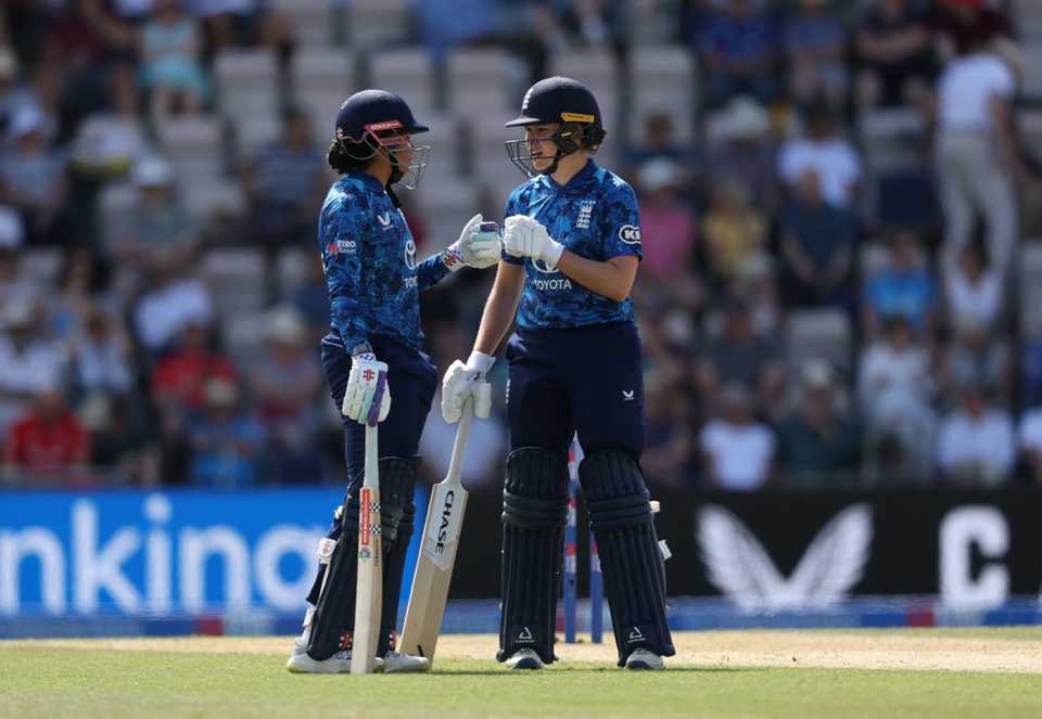 ENGWvsINDW, 1st WODI: Sophia Dunkley and Alice Davidson-Richards put on a 106-run stand | sportzpoint.com