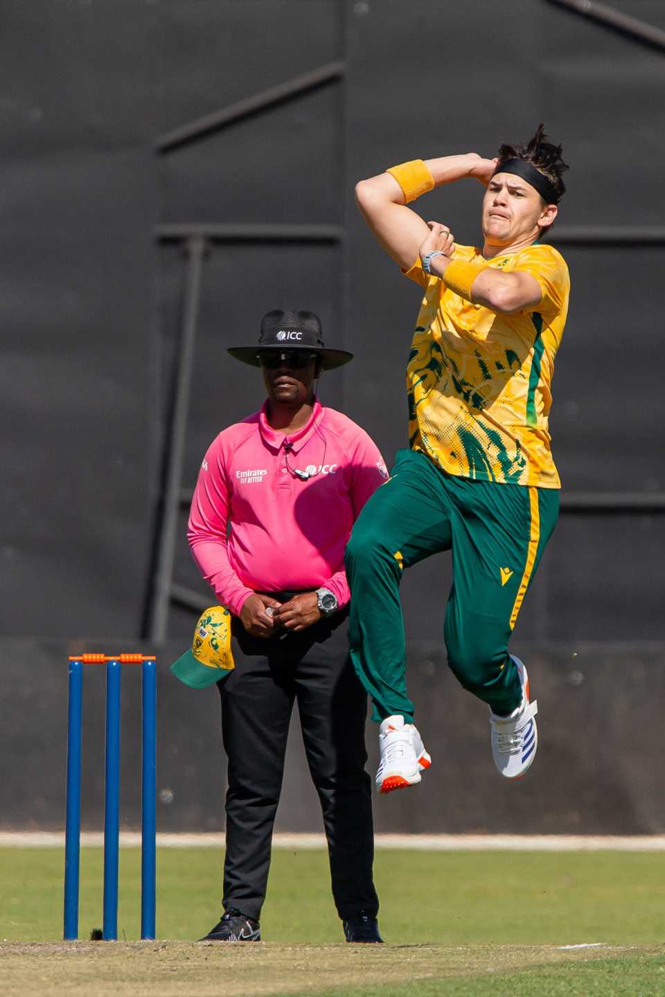 Gerald Coetzee played his first international game since November 2024, New Zealand vs South Africa, Harare, July 16, 2025