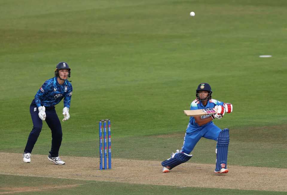 Pratika Rawal was steady, England vs India, 1st women's ODI, Southampton, July 16, 2025