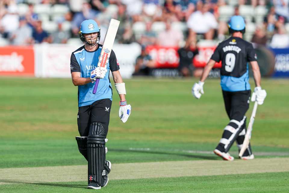 Ethan Brookes struck a rapid fifty, Worcestershire vs Nottinghamshire, Men's T20 Blast, New Road, July 17, 2025