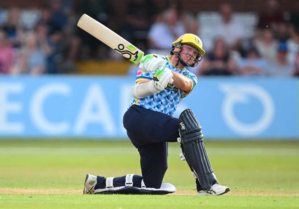 Tom Latham slammed a century, Derbyshire vs Birmingham, Men's T20 Blast, Derby, July 18, 2025