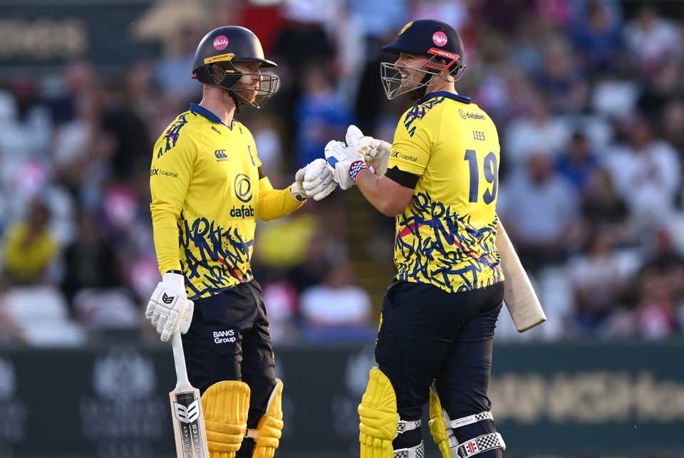 Graham Clark and Alex Lees put on 181 for the first wicket, Durham vs Northamptonshire, Men's T20 Blast, Chester-le-Street, July 18, 2025