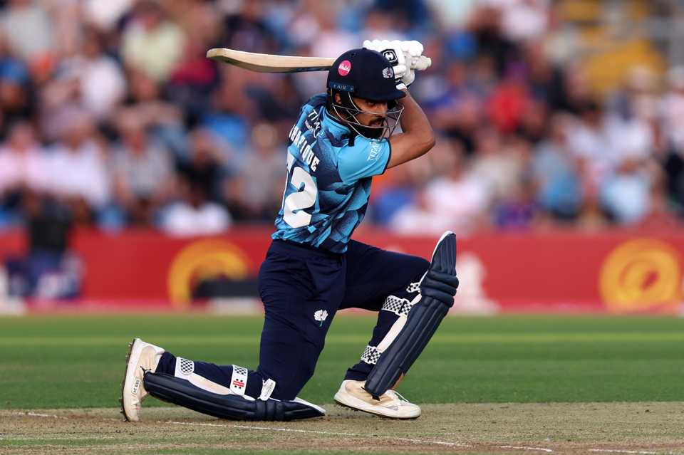 Abdullah Shafique helped keep Yorkshire in contention, Yorkshire vs Lancashire, Men's Vitality Blast, Headingley, July 17, 2025