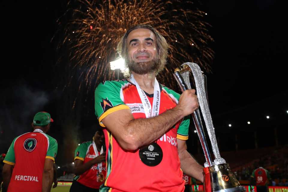 Imran Tahir, the proud captain, Guyana Amazon Warriors vs Rangpur Riders, GSL 2025 final, Providence, July 18, 2025