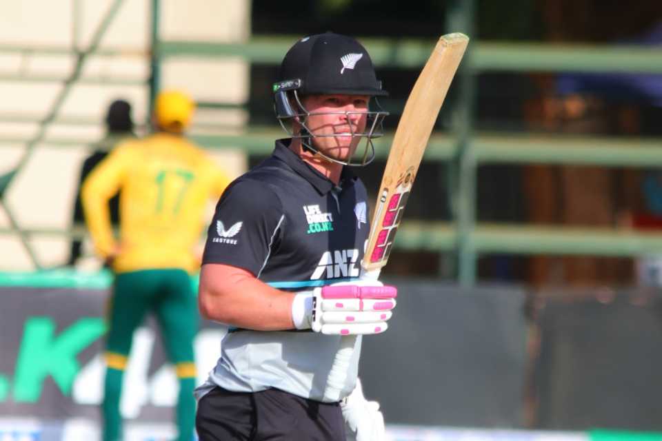 Tim Seifert led New Zealand's chase, New Zealand vs South Africa, Harare, Zimbabwe T20I tri-series, July 22, 2025