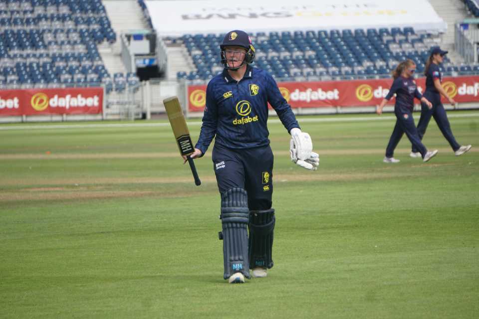 Hollie Armitage made Durham Women's first century, Durham vs Lancashire, Chester-le-Street, One-Day Cup, July 24, 2025