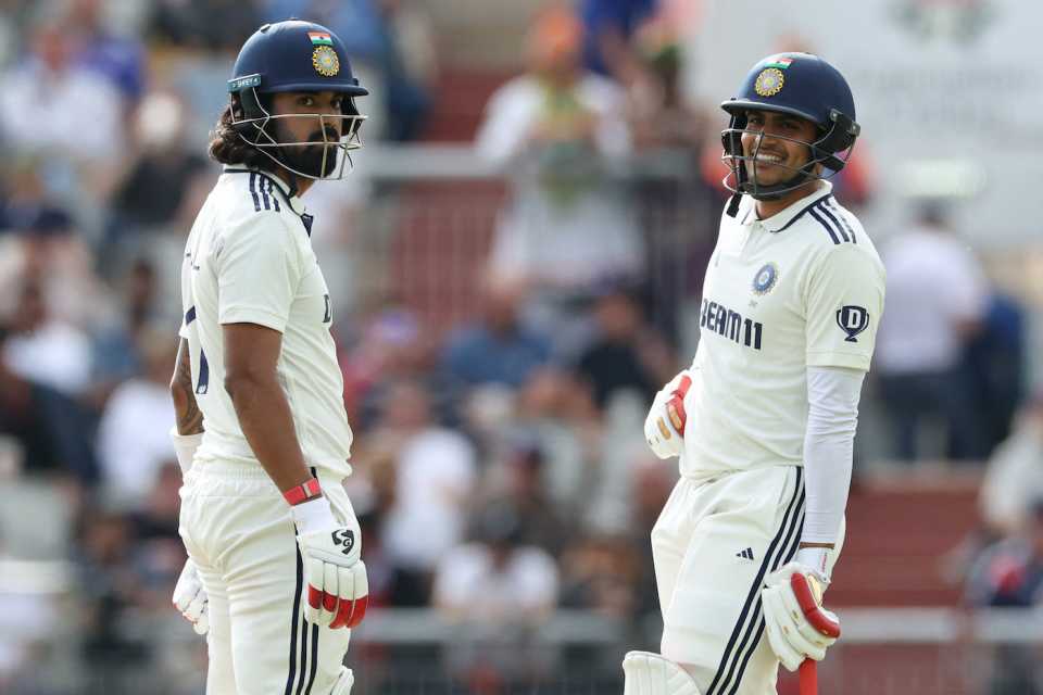 Shubman Gill and KL Rahul amid their big stand, England vs India, 4th Test, Manchester, 4th day, July 26, 2025