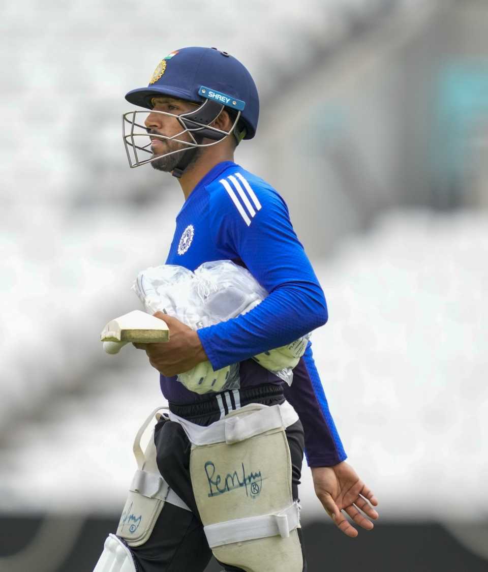 Dhruv Jurel walks out for a practice session, The Oval, July 29, 2025