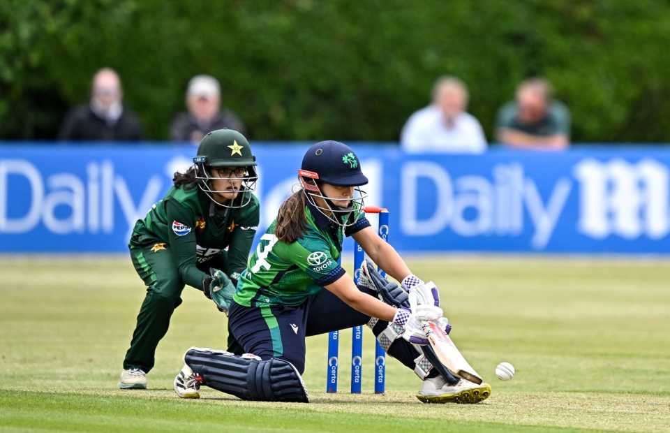 Amy Hunter top-scored for Ireland, Ireland Women vs Pakistan Women, 1st T20I, Dublin, August 6, 2025