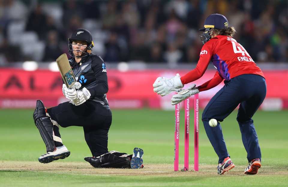 Thamsyn Newton's last international appearance came in September 2021, England vs New Zealand, 1st Women's T20I, Chelmsford, September 1, 2021