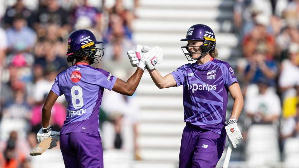 Davina Perrin and Annabel Sutherland completed a dominant win, Trent Rockets vs Northern Superchargers, Trent Bridge, The Hundred Women's Competition, August 10, 2025