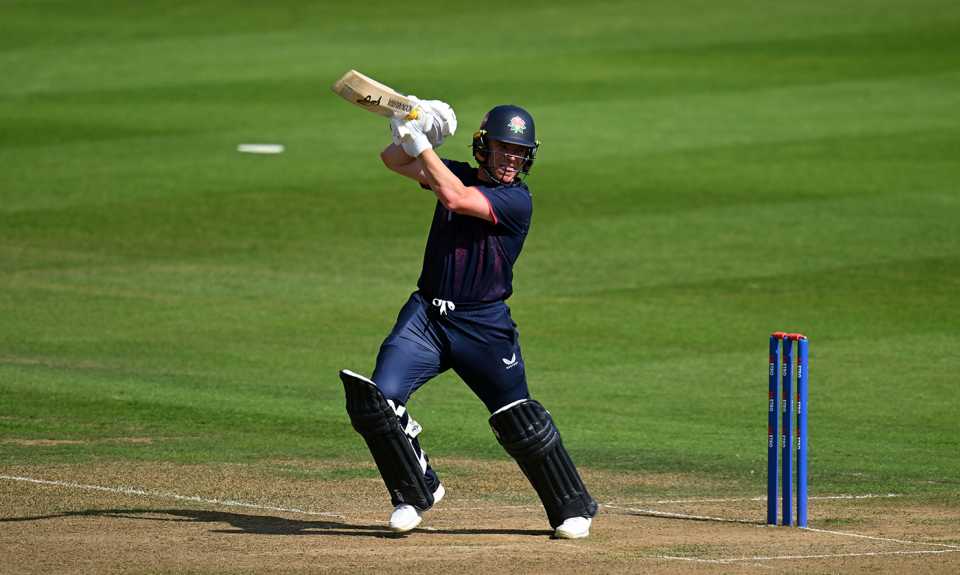 Marcus Harris anchored the Lancashire chase, Somerset vs Lancashire, One-Day Cup, Taunton, August 10, 2025