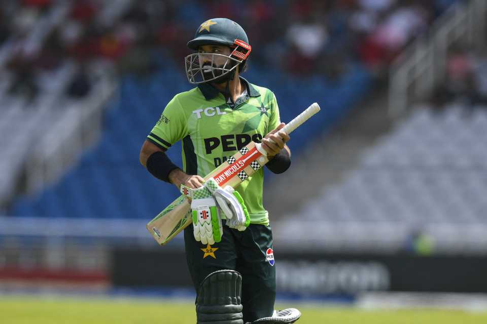 Mohammad Rizwan did not trouble the scorers, West Indies vs Pakistan, 3rd ODI, Tarouba, August 12, 2025