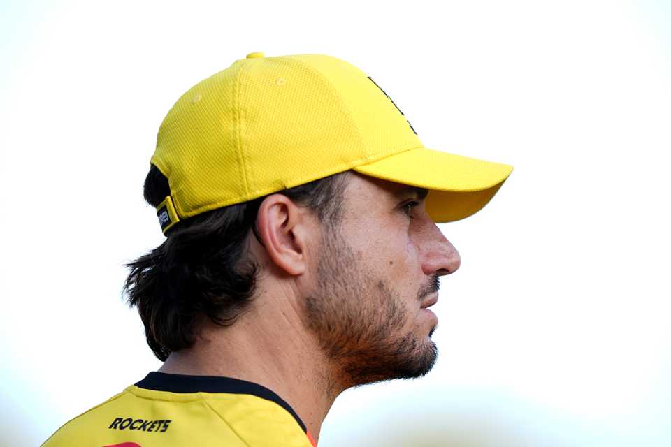 Marcus Stoinis looks on, Trent Rockets vs Northern Superchargers, Trent Bridge, The Hundred Men's Competition, August 10, 2025
