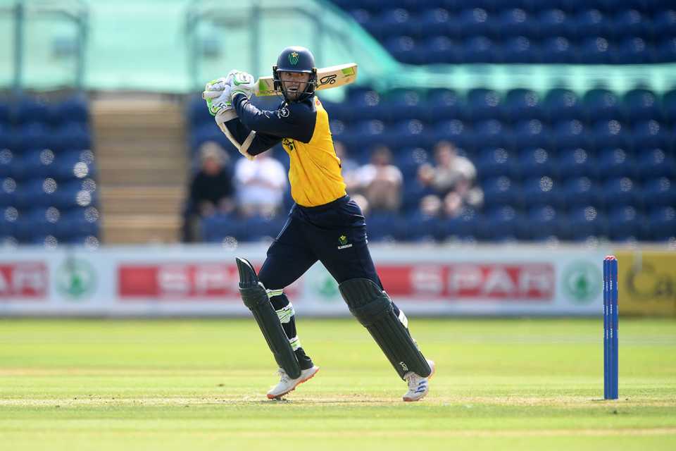 Eddie Byrom scored a second consecutive half-century in a losing cause, Metro Bank One-Day Cup, Glamorgan vs Nottinghamshrie, Sophia Gardens, August 17, 2025